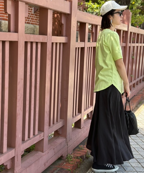 deux amour（ドゥーザムール）の「CALIFORNIA T（Tシャツ/カットソー・レディース・ホワイト/ライム/ブラック・FREE）」の22枚目の写真