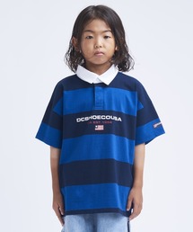 DC SHOES(ディーシーシューズ)の23 KD BORDER POLO SS/DCキッズボーダーロゴ半袖ポロシャツ(ポロシャツ)