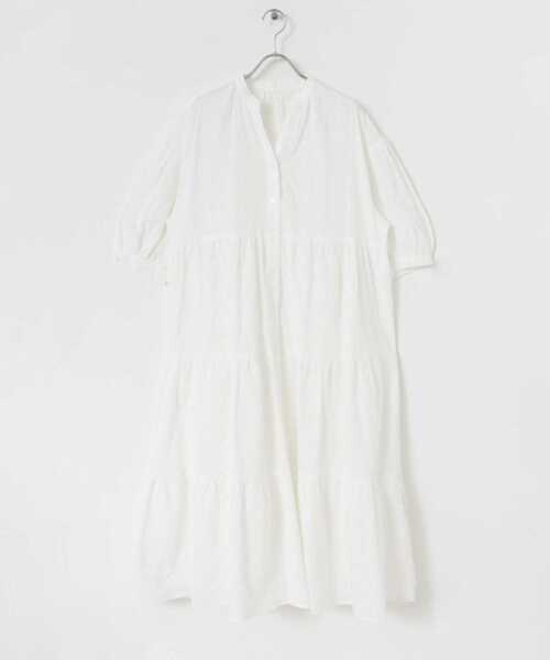 ITEMS URBANRESEARCH（アイテムズ アーバンリサーチ）の「レースティアードワンピース（ワンピース・レディース・ブラック/オフホワイト・FREE）」の13枚目の写真