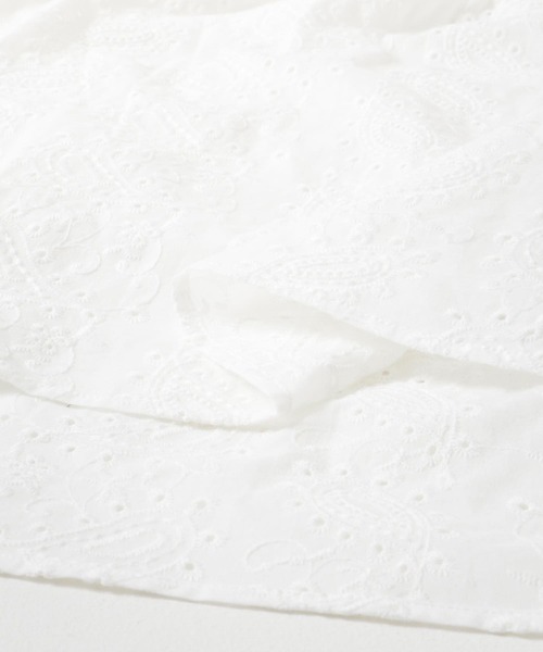 ITEMS URBANRESEARCH（アイテムズ アーバンリサーチ）の「レースティアードワンピース（ワンピース・レディース・ブラック/オフホワイト・FREE）」の15枚目の写真