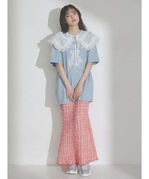 merry jenny（メリージェニー）の「bear embroidery Tシャツ（T