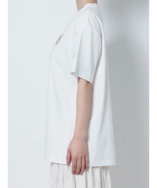merry jenny(メリージェニー)の「bear embroidery Tシャツ(Tシャツ/カットソー・レディース・ピンク/オフホワイト/ブルー・FREE)」の9枚目の写真