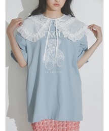 merry jenny | bear embroidery Tシャツ(Tシャツ/カットソー)