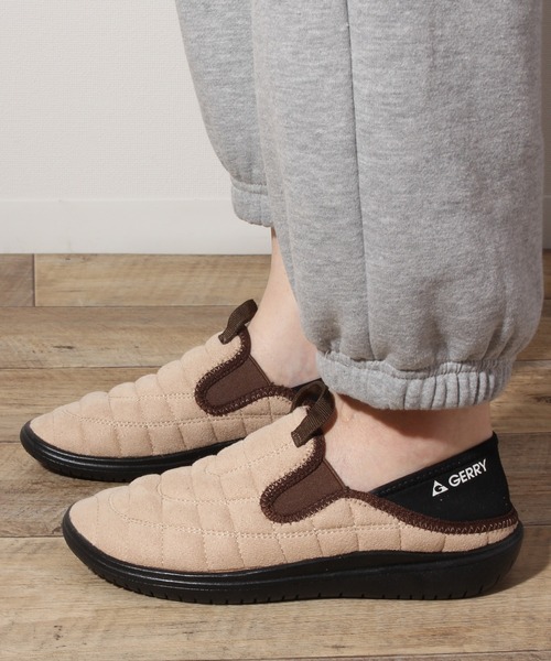 GERRY（ジェリー）の「【GERRY/ジェリー】2way スエードキルト スリッポン モックシューズ Men（スリッポン・メンズ・イエロー/ベージュ/ブラック/カーキ/ライトグレー/グレー・M/L/LL/S）」の7枚目の写真