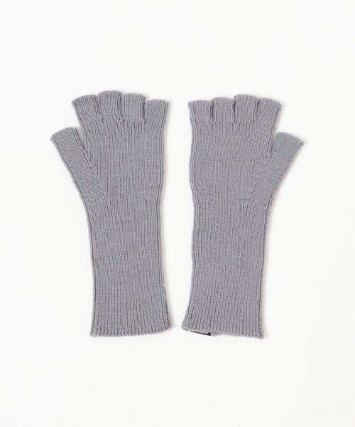 BEAMS(ビームス)の「BEAMS / 畔編み フィンガーレス グローブ(手袋・メンズ・シルバー/ダークグリーン/ダークブラウン/ブラック・ONE SIZE)」の6枚目の写真