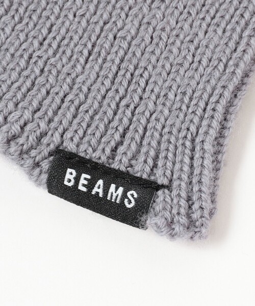 BEAMS(ビームス)の「BEAMS / 畔編み フィンガーレス グローブ(手袋・メンズ・シルバー/ダークグリーン/ダークブラウン/ブラック・ONE SIZE)」の7枚目の写真