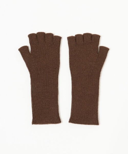 BEAMS(ビームス)の「BEAMS / 畔編み フィンガーレス グローブ(手袋・メンズ・シルバー/ダークグリーン/ダークブラウン/ブラック・ONE SIZE)」の12枚目の写真