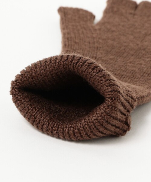 BEAMS(ビームス)の「BEAMS / 畔編み フィンガーレス グローブ(手袋・メンズ・シルバー/ダークグリーン/ダークブラウン/ブラック・ONE SIZE)」の14枚目の写真