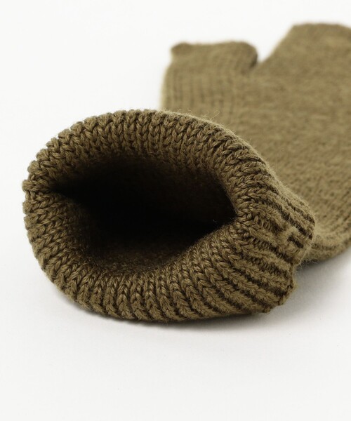 BEAMS(ビームス)の「BEAMS / 畔編み フィンガーレス グローブ(手袋・メンズ・シルバー/ダークグリーン/ダークブラウン/ブラック・ONE SIZE)」の17枚目の写真