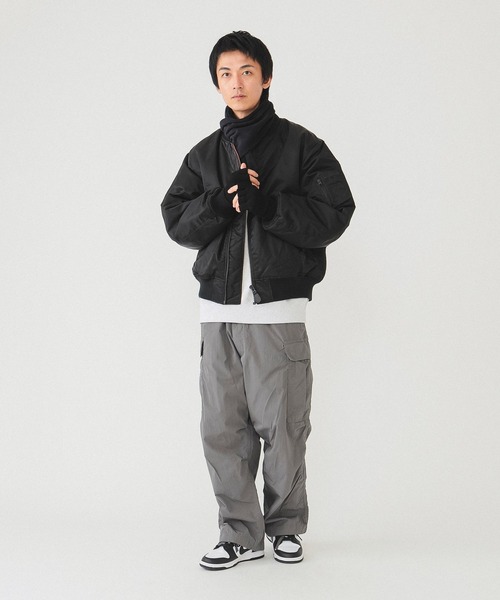 BEAMS(ビームス)の「BEAMS / 畔編み フィンガーレス グローブ(手袋・メンズ・シルバー/ダークグリーン/ダークブラウン/ブラック・ONE SIZE)」の19枚目の写真