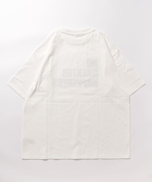 LOWRYS FARM（ローリーズファーム）の「ストリートロゴＴＥＥＳＳ　 961337（Tシャツ/カットソー・レディース・ホワイト/チャコールグレー/ブルー・FREE）」の4枚目の写真