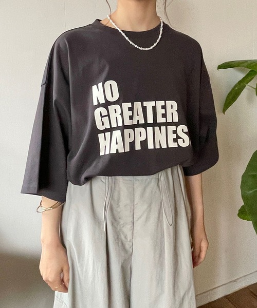 LOWRYS FARM（ローリーズファーム）の「ストリートロゴＴＥＥＳＳ　 961337（Tシャツ/カットソー・レディース・ホワイト/チャコールグレー/ブルー・FREE）」の19枚目の写真