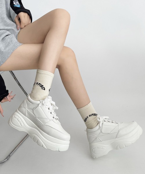 セール】軽量厚底 ハイソール シンプル やわらか マニッシュ