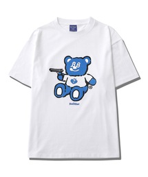 BadBlue（バッドブルー）の「【BadBlue 】BadBear Graphic Tee White（Tシャツ/カットソー）」