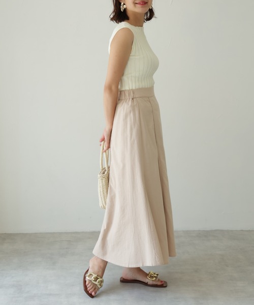 each(イーチ)の「ピッチリブノースリーブプルオーバー(タンクトップ・レディース・イエロー/オフホワイト/ブラック・FREE)」の13枚目の写真