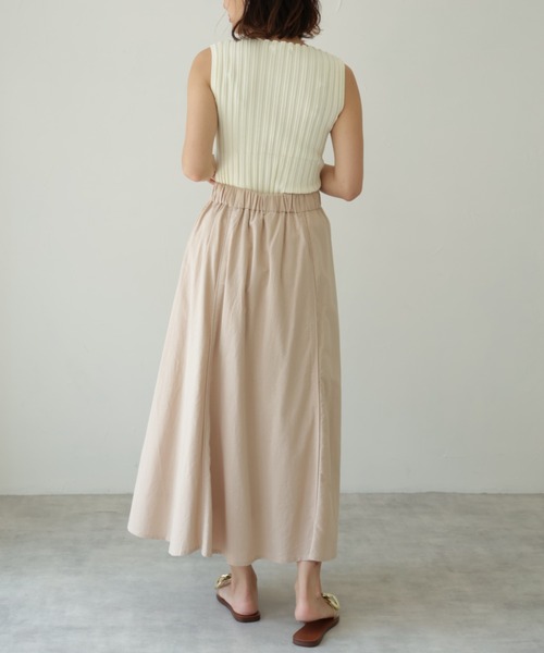 each(イーチ)の「ピッチリブノースリーブプルオーバー(タンクトップ・レディース・イエロー/オフホワイト/ブラック・FREE)」の16枚目の写真