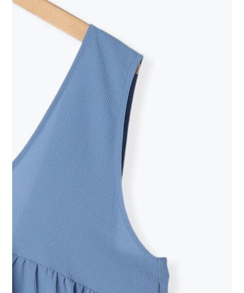 ehka sopo(エヘカソポ)の「前後2WAYノースリーブワンピース(ワンピース・レディース・ブルー/モカ/キナリ・F)」の4枚目の写真