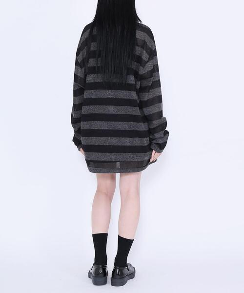 boohoo オーバーサイズ テディ グラフィック ニット セーター 送料無料＊boohoo＊TEDDY テディ グラフィック ニット トップス