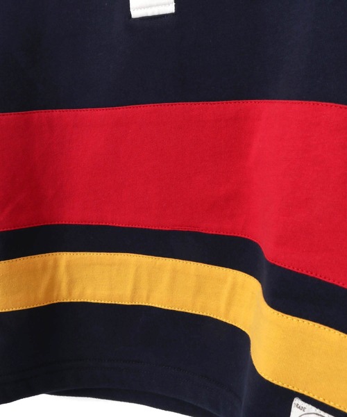 MAKE YOUR DAY（メイクユアデイ）の「ラガー風裏起毛プルオーバー■80～140cm（スウェット・キッズ・ネイビー/グリーン・110/140/130/100/90/80/120）」の14枚目の写真