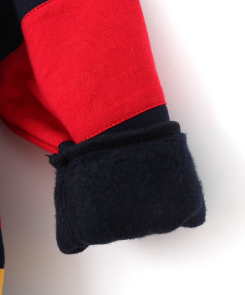 MAKE YOUR DAY（メイクユアデイ）の「ラガー風裏起毛プルオーバー■80～140cm（スウェット・キッズ・ネイビー/グリーン・110/140/130/100/90/80/120）」の15枚目の写真