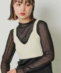 SENSE OF PLACE by URBAN RESEARCH | カタアゼニットビスチェ(ベスト)