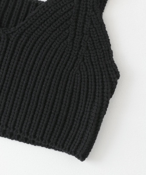 SENSE OF PLACE by URBAN RESEARCH(センスオブプレイスバイアーバンリサーチ)の「カタアゼニットビスチェ(ベスト・レディース・オフホワイト/ブラック/ダークブラウン・ONE)」の20枚目の写真