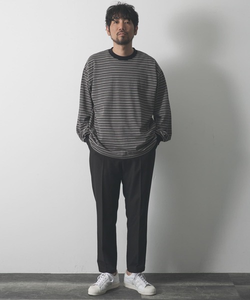 URBAN RESEARCH DOORS(アーバンリサーチドアーズ)の「T/R テーパードトラウザー(その他パンツ・メンズ・ブラック/ネイビー/モカ/グレー・SMALL/MEDIUM/LARGE)」の21枚目の写真