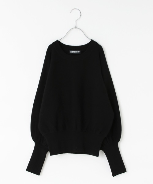 LOWRYS FARM（ローリーズファーム）の「１２Ｇボリュームスリーブプルオーバー　972779（ニット/セーター・キッズ・ブラック/レッド/ピンク・FREE）」の12枚目の写真