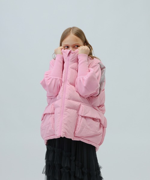 LOWRYS FARM（ローリーズファーム）の「１２Ｇボリュームスリーブプルオーバー　972779（ニット/セーター・キッズ・ブラック/レッド/ピンク・FREE）」の21枚目の写真