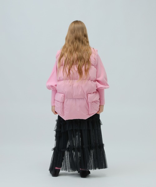 LOWRYS FARM（ローリーズファーム）の「１２Ｇボリュームスリーブプルオーバー　972779（ニット/セーター・キッズ・ブラック/レッド/ピンク・FREE）」の22枚目の写真