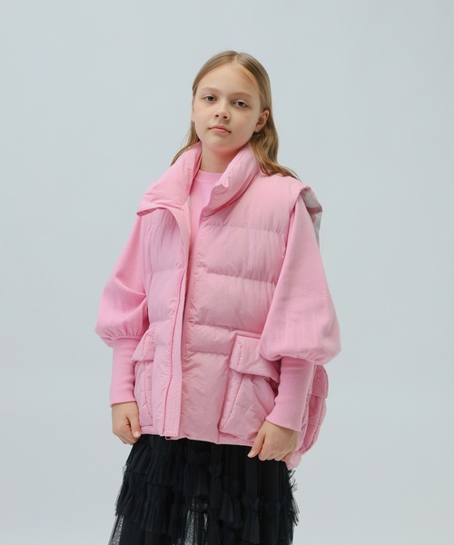 LOWRYS FARM（ローリーズファーム）の「１２Ｇボリュームスリーブプルオーバー　972779（ニット/セーター・キッズ・ブラック/レッド/ピンク・FREE）」の19枚目の写真