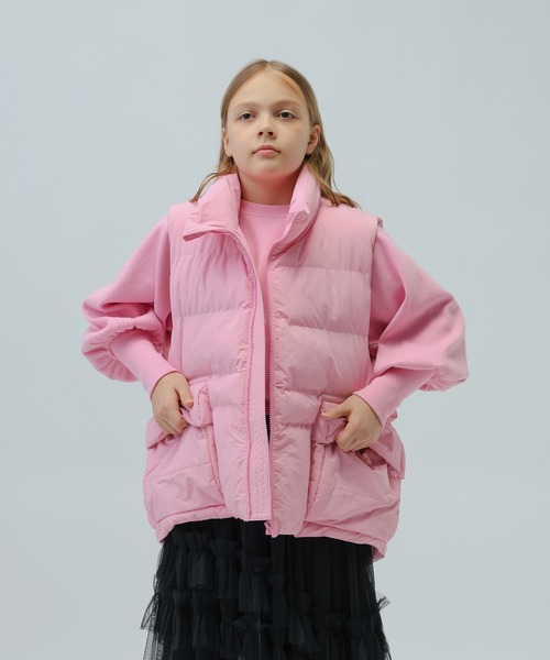 LOWRYS FARM（ローリーズファーム）の「１２Ｇボリュームスリーブプルオーバー　972779（ニット/セーター・キッズ・ブラック/レッド/ピンク・FREE）」の18枚目の写真