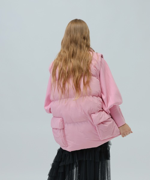 LOWRYS FARM（ローリーズファーム）の「１２Ｇボリュームスリーブプルオーバー　972779（ニット/セーター・キッズ・ブラック/レッド/ピンク・FREE）」の16枚目の写真