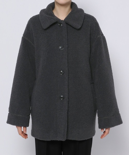 セール】ライトボアステンカラーコート 966962（ブルゾン）｜LEPSIM