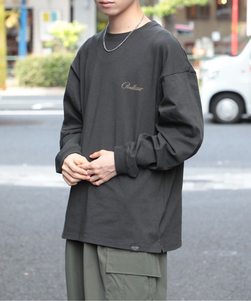 PENDLETON（ペンドルトン）の「【PENDLETON】Unisex Back Print Long Tee 3475-3004（Tシャツ/カットソー・メンズ・ホワイト/オフホワイト/ライトグレー/グレイッシュベージュ/ターコイズブルー/チャコールグレー/ブラック/ダークグリーン・L/S/M）」の14枚目の写真