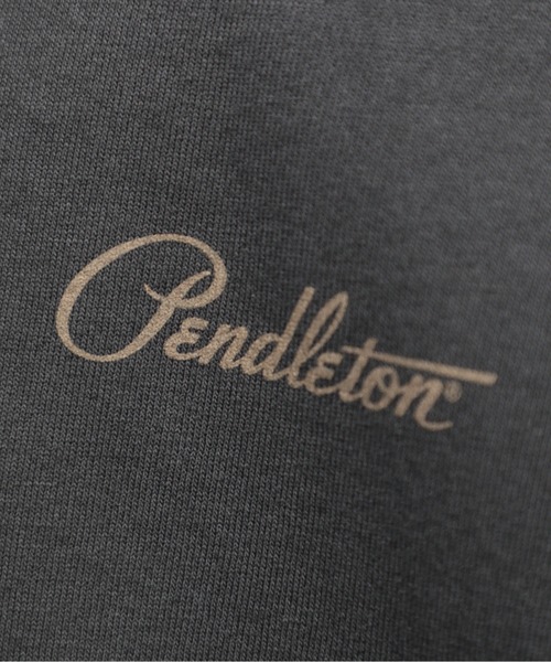 PENDLETON（ペンドルトン）の「【PENDLETON】Unisex Back Print Long Tee 3475-3004（Tシャツ/カットソー・メンズ・ホワイト/オフホワイト/ライトグレー/グレイッシュベージュ/ターコイズブルー/チャコールグレー/ブラック/ダークグリーン・L/S/M）」の18枚目の写真