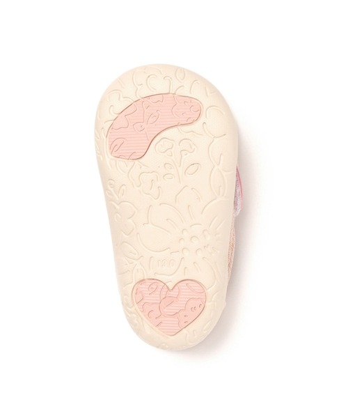 IFME（イフミー）の「BABY｜ifme CALIN Wild flower series ラメニット ビッグリボンスニーカー（スニーカー・キッズ・ベージュ/パープル/ピンク・14.5cm/12.0cm/15.0cm/13.5cm/14.0cm/13.0cm/12.5cm）」の11枚目の写真