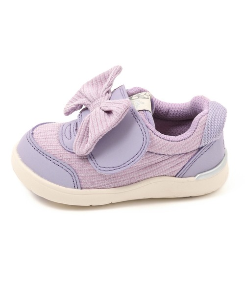 IFME（イフミー）の「BABY｜ifme CALIN Wild flower series ラメニット ビッグリボンスニーカー（スニーカー・キッズ・ベージュ/パープル/ピンク・14.5cm/12.0cm/15.0cm/13.5cm/14.0cm/13.0cm/12.5cm）」の13枚目の写真