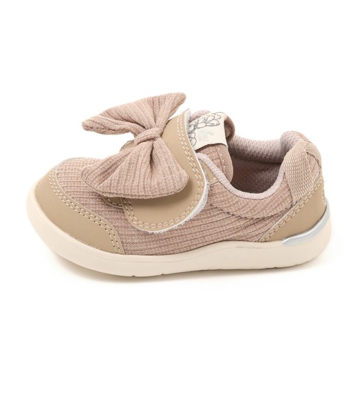 IFME（イフミー）の「BABY｜ifme CALIN Wild flower series ラメニット ビッグリボンスニーカー（スニーカー・キッズ・ベージュ/パープル/ピンク・14.5cm/12.0cm/15.0cm/13.5cm/14.0cm/13.0cm/12.5cm）」の20枚目の写真