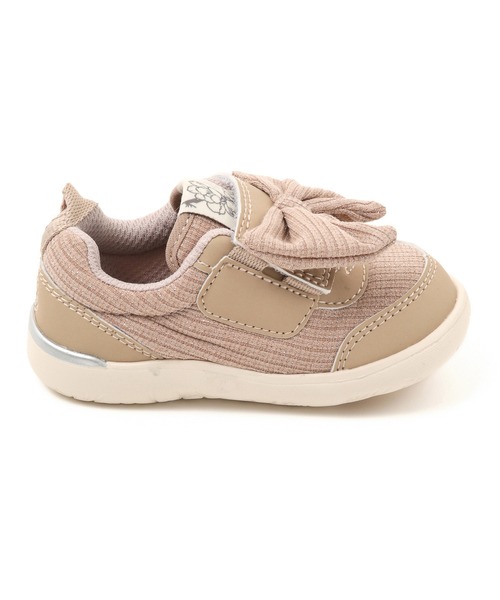 IFME（イフミー）の「BABY｜ifme CALIN Wild flower series ラメニット ビッグリボンスニーカー（スニーカー・キッズ・ベージュ/パープル/ピンク・14.5cm/12.0cm/15.0cm/13.5cm/14.0cm/13.0cm/12.5cm）」の21枚目の写真