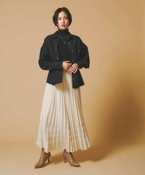 RASW（ラス）の「[RASW]ウエストタックシャツ（シャツ/ブラウス・レディース・ダークブラウン/ブラック・M/L）」の12枚目の写真