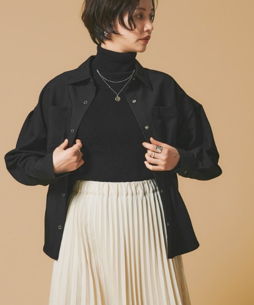 RASW（ラス）の「[RASW]ウエストタックシャツ（シャツ/ブラウス・レディース・ダークブラウン/ブラック・M/L）」の11枚目の写真