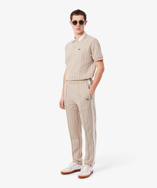 サイドテーピングモノグラムジャカードトラックパンツ（スウェット