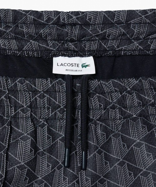 LACOSTE（ラコステ）の「サイドテーピングモノグラムジャカードトラックパンツ（スウェットパンツ・メンズ・レッド/ネイビー/ダークグリーン/ライトブルー/ベージュ/ブルー/ブラック/グレイッシュブルー/ブラウン/グリーン/ライトベージュ/アクア/グレー・2/3/5/4/6）」の18枚目の写真