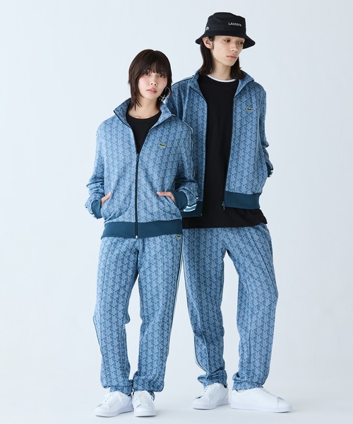 サイドテーピングモノグラムジャカードトラックパンツ（スウェット