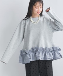 PICCIN | 【WEB限定】 ダンボールニット 裾フリル 長袖プルオーバー(Tシャツ/カットソー)