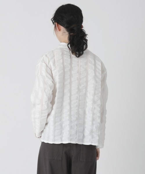 Plantation(プランテーション)の「サッカーYOORYUU / シャツ / (O)(シャツ/ブラウス・レディース・ダークグレー/ホワイト/グリーン・M size)」の7枚目の写真