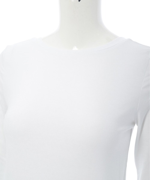 fifth（フィフス）の「2wayコンパクトトップス（Tシャツ/カットソー・レディース・ブラック/ホワイト・S/M）」の6枚目の写真