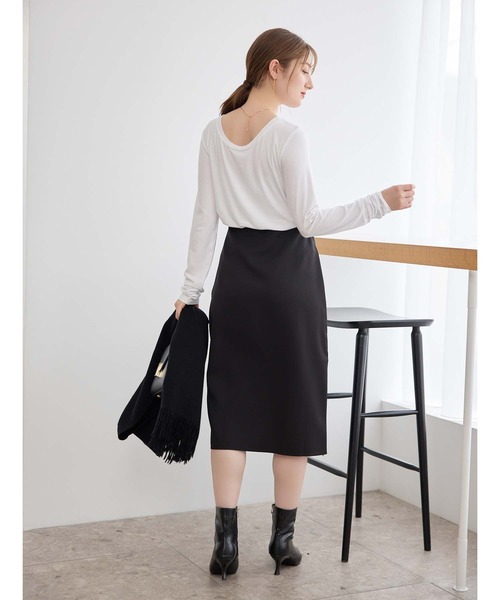 fifth（フィフス）の「2wayコンパクトトップス（Tシャツ/カットソー・レディース・ブラック/ホワイト・S/M）」の21枚目の写真