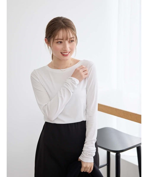 fifth（フィフス）の「2wayコンパクトトップス（Tシャツ/カットソー・レディース・ブラック/ホワイト・S/M）」の18枚目の写真